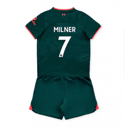 Fotbalové Dres Liverpool James Milner #7 Dětské Alternativní 2022-23 Krátký Rukáv (+ trenýrky)